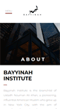 Mobile Screenshot of bayyinah.com